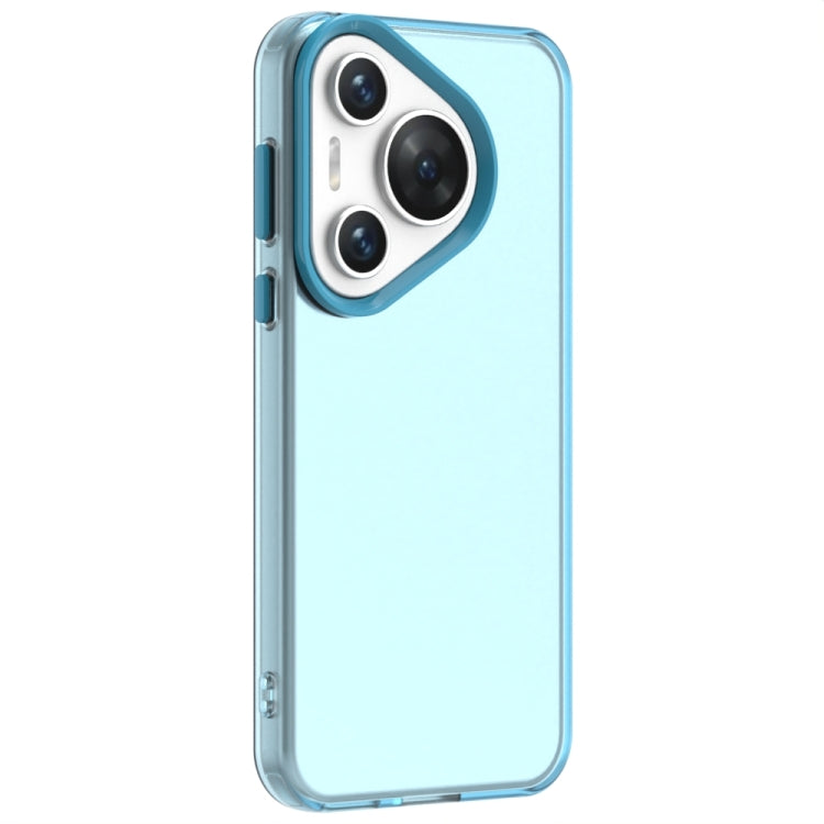 For Huawei Pura 70 Pro+ Candy PC Hybrid TPU Shockproof Phone Case(Blue)