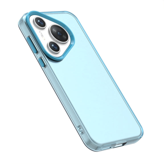 For Huawei Pura 70 Pro+ Candy PC Hybrid TPU Shockproof Phone Case(Blue)