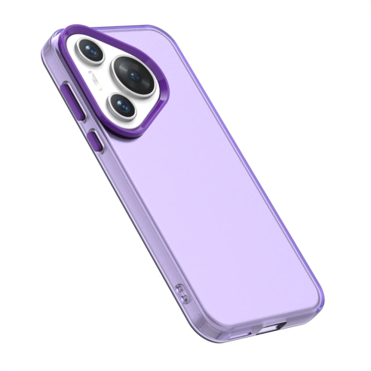 For Huawei Pura 70 Pro+ Candy PC Hybrid TPU Shockproof Phone Case(Purple)
