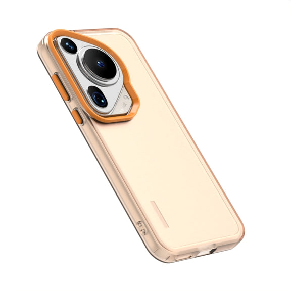 For Huawei Pura 70 Ultra Candy PC Hybrid TPU Shockproof Phone Case(Orange)