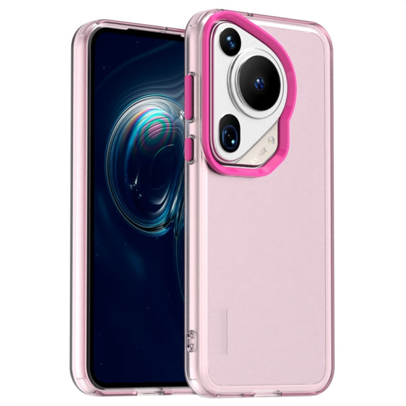 For Huawei Pura 70 Ultra Candy PC Hybrid TPU Shockproof Phone Case(Red)