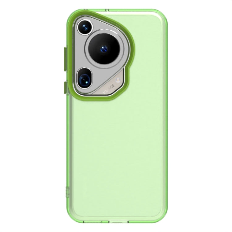 For Huawei Pura 70 Ultra Candy PC Hybrid TPU Shockproof Phone Case(Green)