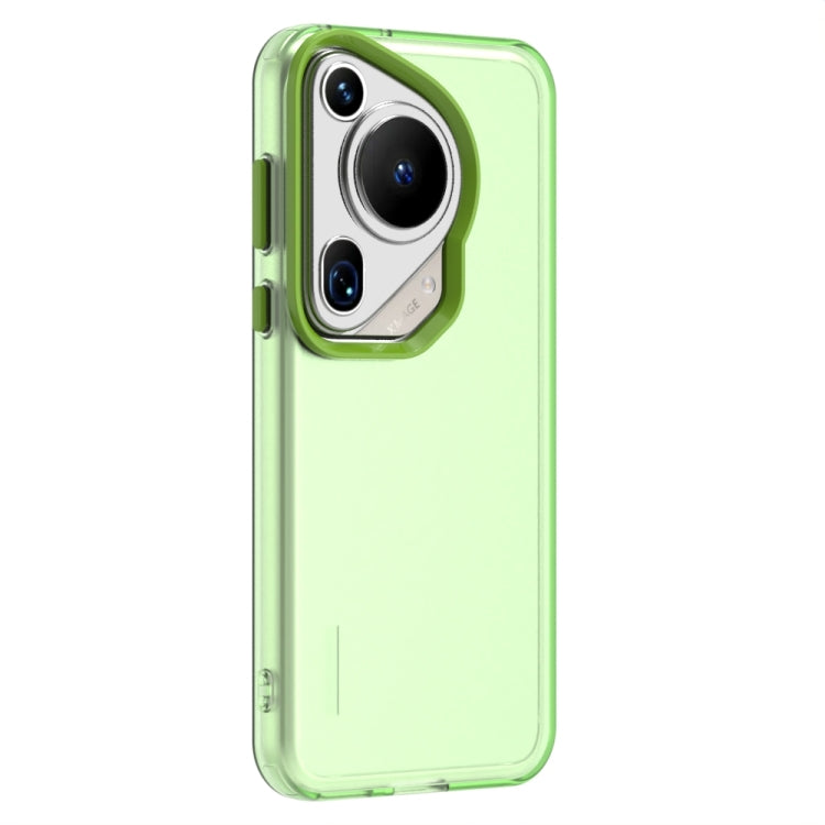 For Huawei Pura 70 Ultra Candy PC Hybrid TPU Shockproof Phone Case(Green)