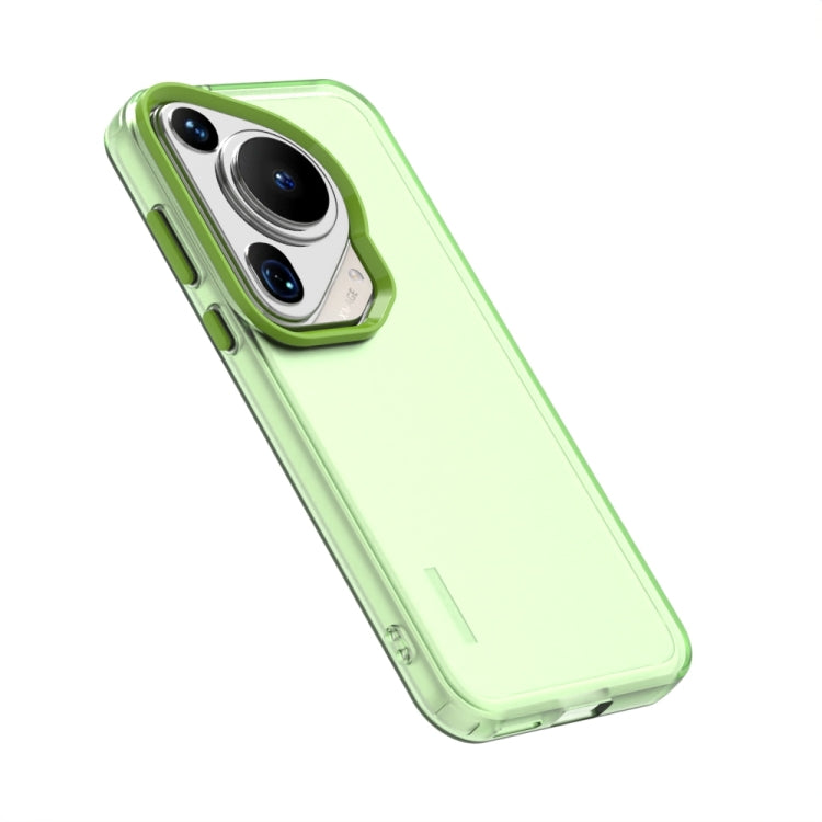 For Huawei Pura 70 Ultra Candy PC Hybrid TPU Shockproof Phone Case(Green)