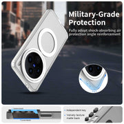 For vivo X200 Candy Magsafe PC Hybrid TPU Phone Case(White)