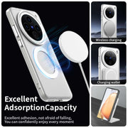 For vivo X200 Candy Magsafe PC Hybrid TPU Phone Case(White)