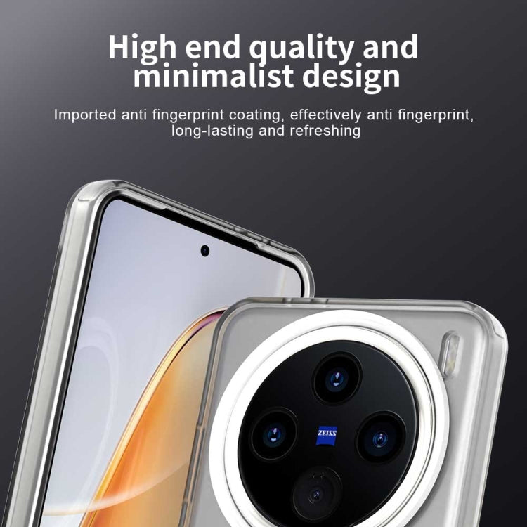 For vivo X200 Candy Magsafe PC Hybrid TPU Phone Case(White)