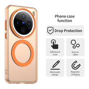 For vivo X200 Candy Magsafe PC Hybrid TPU Phone Case(Orange)