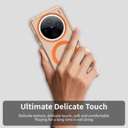 For vivo X200 Candy Magsafe PC Hybrid TPU Phone Case(Orange)