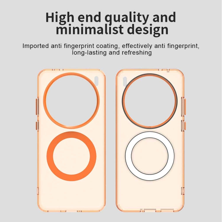 For vivo X200 Candy Magsafe PC Hybrid TPU Phone Case(Orange)