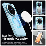 For vivo X200 Candy Magsafe PC Hybrid TPU Phone Case(Blue)