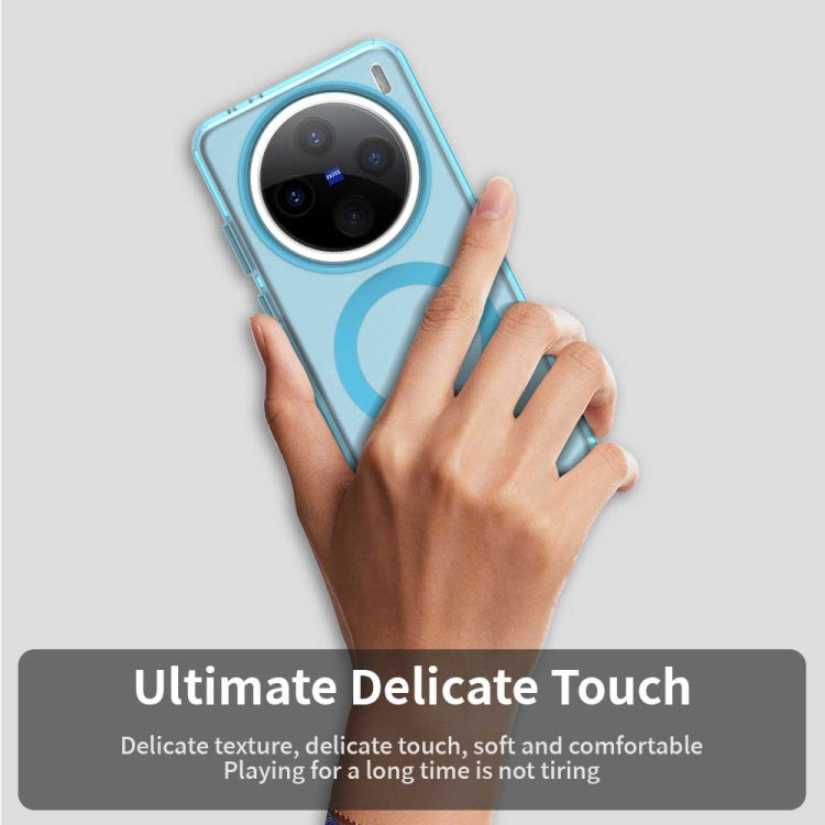 For vivo X200 Candy Magsafe PC Hybrid TPU Phone Case(Blue)