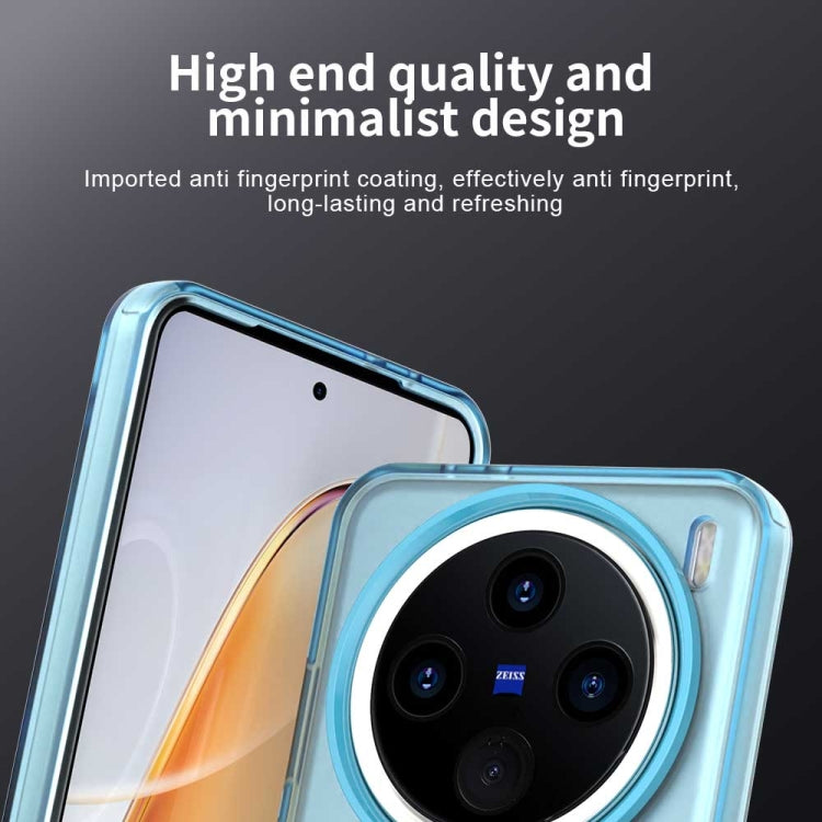 For vivo X200 Candy Magsafe PC Hybrid TPU Phone Case(Blue)