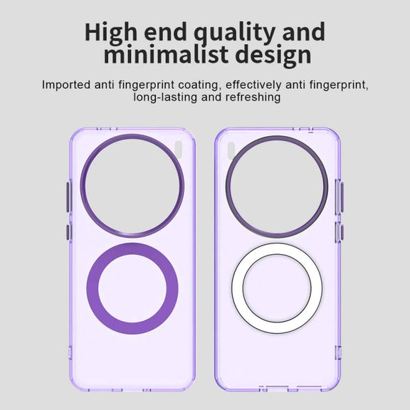 For vivo X200 Candy Magsafe PC Hybrid TPU Phone Case(Purple)