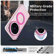 For vivo X200 Pro Candy Magsafe PC Hybrid TPU Phone Case(Red)