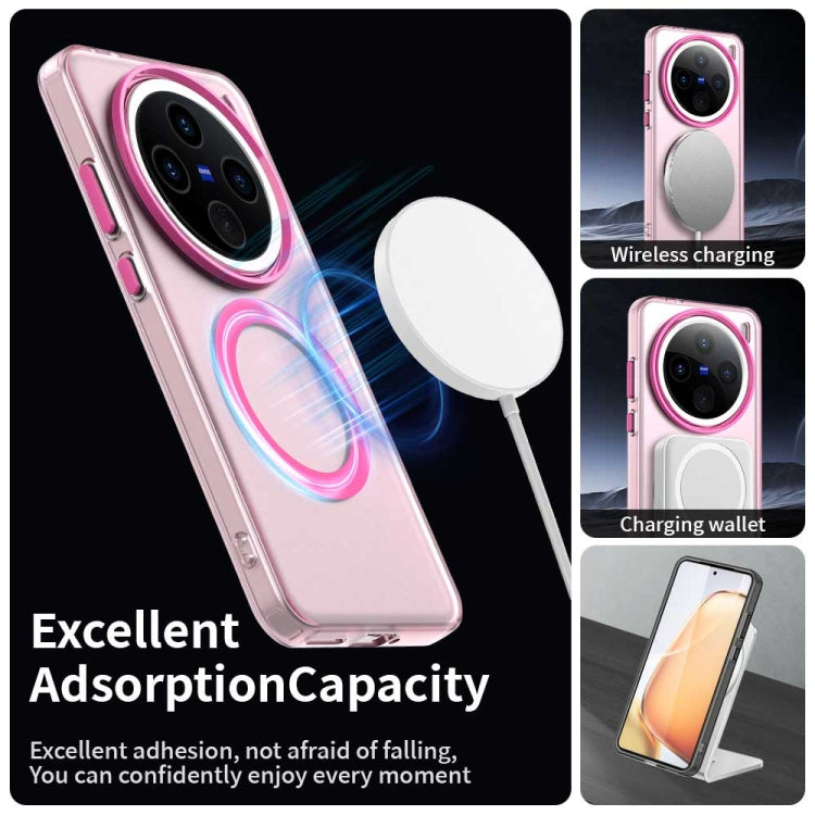 For vivo X200 Pro Candy Magsafe PC Hybrid TPU Phone Case(Red)