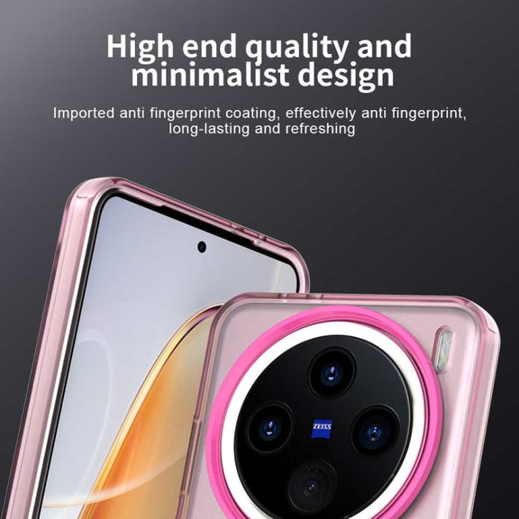For vivo X200 Pro Candy Magsafe PC Hybrid TPU Phone Case(Red)