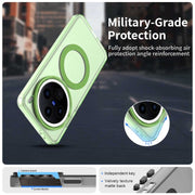 For vivo X200 Pro Candy Magsafe PC Hybrid TPU Phone Case(Green)