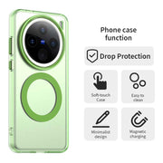 For vivo X200 Pro Candy Magsafe PC Hybrid TPU Phone Case(Green)