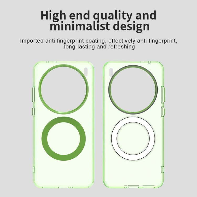 For vivo X200 Pro Candy Magsafe PC Hybrid TPU Phone Case(Green)