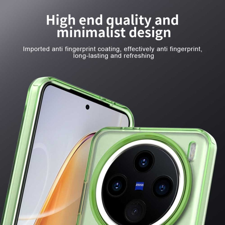 For vivo X200 Pro Candy Magsafe PC Hybrid TPU Phone Case(Green)