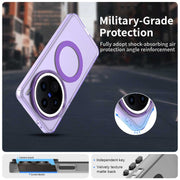 For vivo X200 Pro Candy Magsafe PC Hybrid TPU Phone Case(Purple)