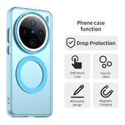 For vivo X200 Pro mini Candy Magsafe PC Hybrid TPU Phone Case(Blue)