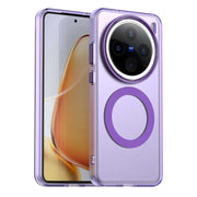 For vivo X200 Pro mini Candy Magsafe PC Hybrid TPU Phone Case(Purple)