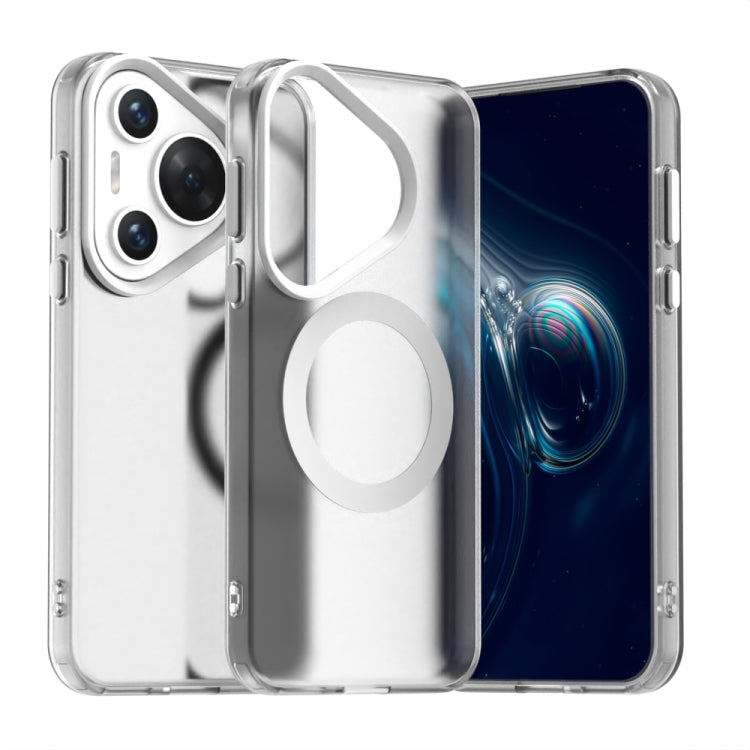 For Huawei Pura 70 Candy Magsafe PC Hybrid TPU Phone Case(White)