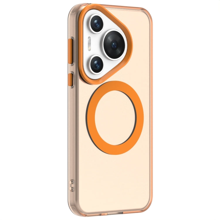 For Huawei Pura 70 Candy Magsafe PC Hybrid TPU Phone Case(Orange)