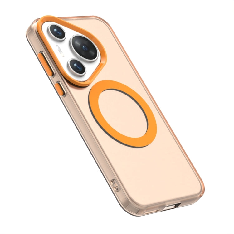 For Huawei Pura 70 Candy Magsafe PC Hybrid TPU Phone Case(Orange)