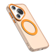 For Huawei Pura 70 Candy Magsafe PC Hybrid TPU Phone Case(Orange)