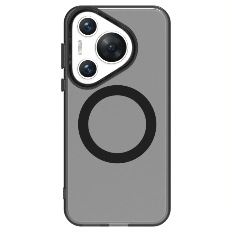 For Huawei Pura 70 Candy Magsafe PC Hybrid TPU Phone Case(Black)