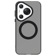 For Huawei Pura 70 Candy Magsafe PC Hybrid TPU Phone Case(Black)