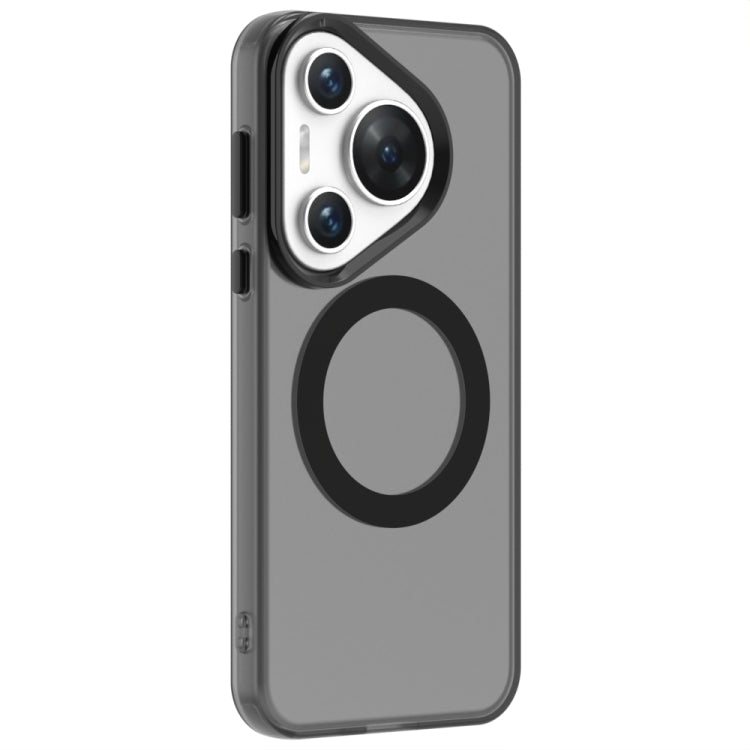 For Huawei Pura 70 Candy Magsafe PC Hybrid TPU Phone Case(Black)