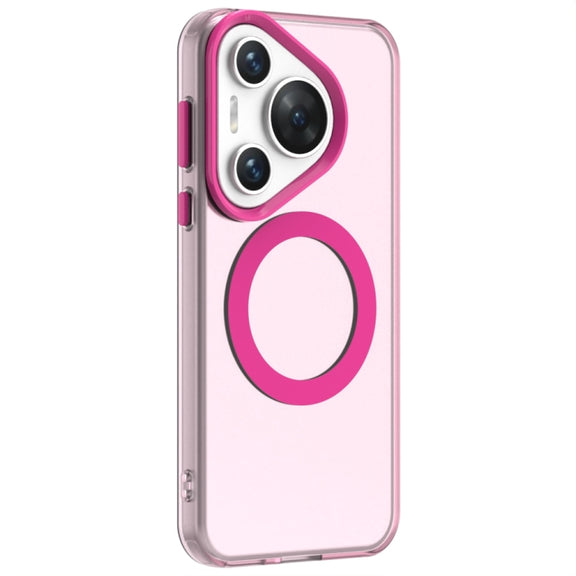 For Huawei Pura 70 Candy Magsafe PC Hybrid TPU Phone Case(Red)