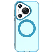 For Huawei Pura 70 Candy Magsafe PC Hybrid TPU Phone Case(Blue)