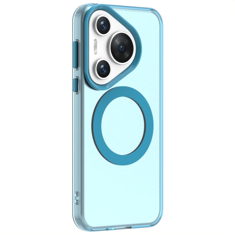 For Huawei Pura 70 Candy Magsafe PC Hybrid TPU Phone Case(Blue)