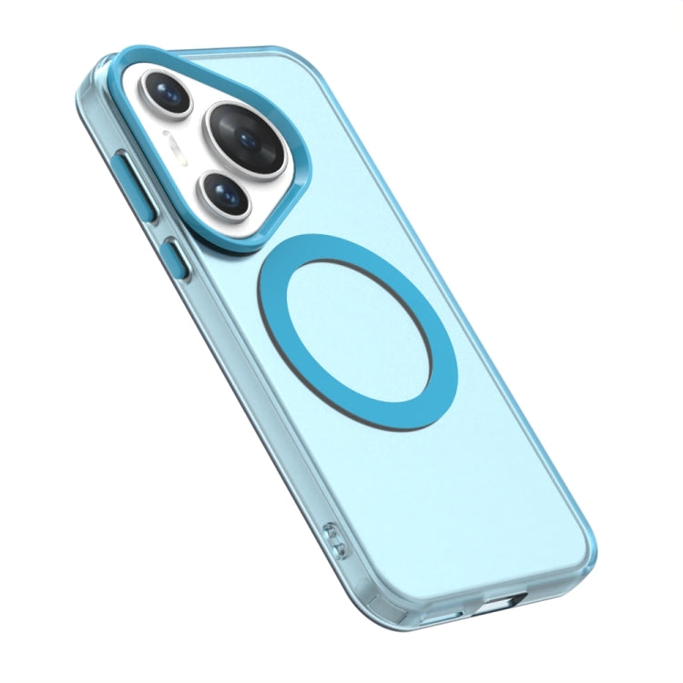 For Huawei Pura 70 Candy Magsafe PC Hybrid TPU Phone Case(Blue)