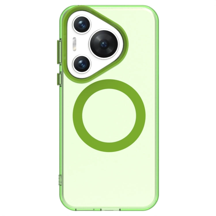 For Huawei Pura 70 Candy Magsafe PC Hybrid TPU Phone Case(Green)