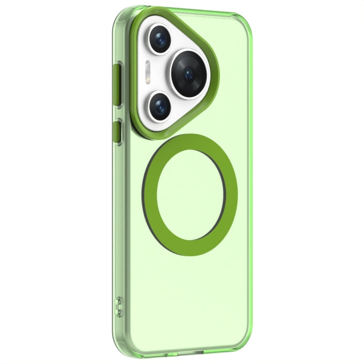 For Huawei Pura 70 Candy Magsafe PC Hybrid TPU Phone Case(Green)
