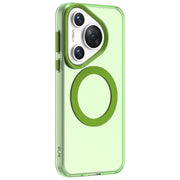 For Huawei Pura 70 Candy Magsafe PC Hybrid TPU Phone Case(Green)