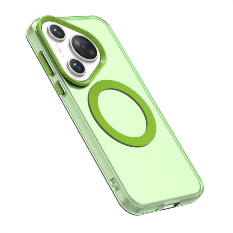 For Huawei Pura 70 Candy Magsafe PC Hybrid TPU Phone Case(Green)