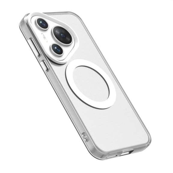 For Huawei Pura 70 Pro Candy Magsafe PC Hybrid TPU Phone Case(White)