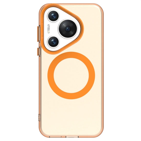 For Huawei Pura 70 Pro Candy Magsafe PC Hybrid TPU Phone Case(Orange)