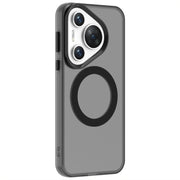For Huawei Pura 70 Pro Candy Magsafe PC Hybrid TPU Phone Case(Black)