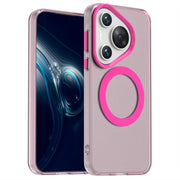 For Huawei Pura 70 Pro Candy Magsafe PC Hybrid TPU Phone Case(Red)