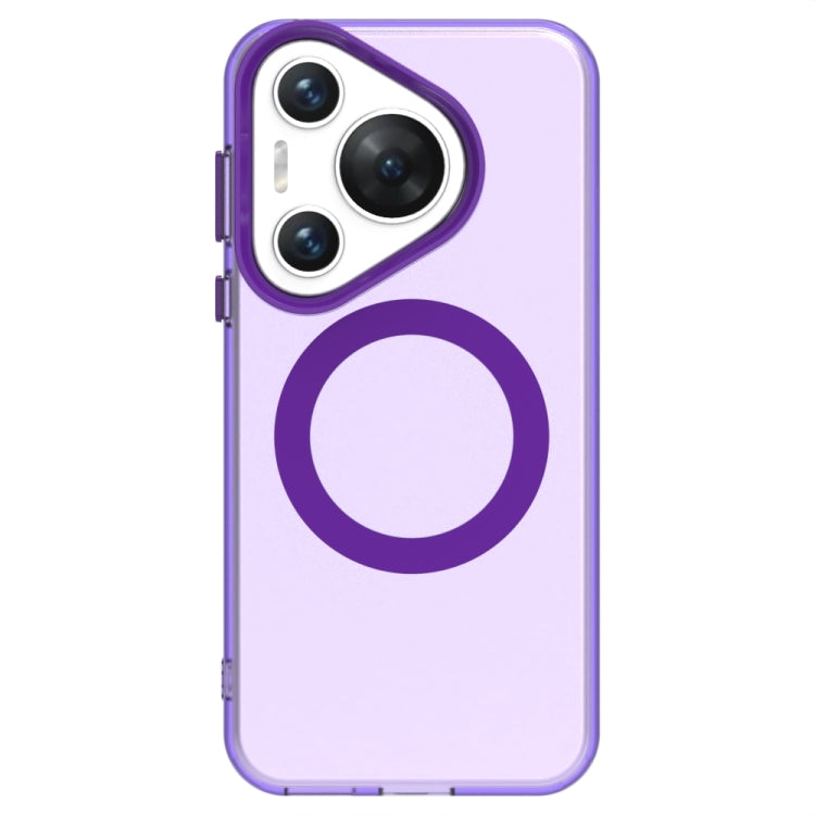 For Huawei Pura 70 Pro Candy Magsafe PC Hybrid TPU Phone Case(Purple)