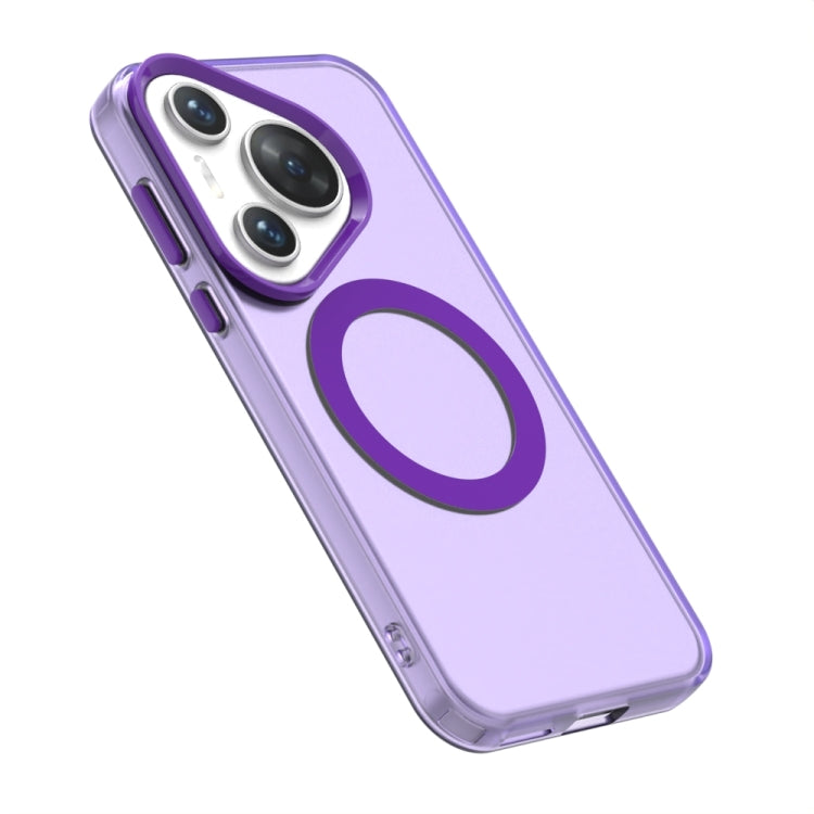 For Huawei Pura 70 Pro Candy Magsafe PC Hybrid TPU Phone Case(Purple)