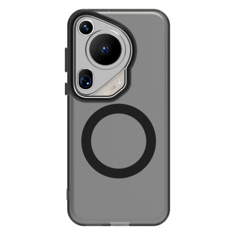For Huawei Pura 70 Ultra Candy Magsafe PC Hybrid TPU Phone Case(Black)